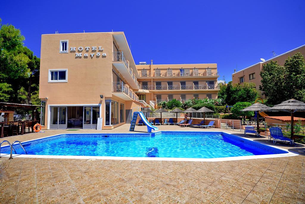 Hotel Magda Agia Marina  Buitenkant foto