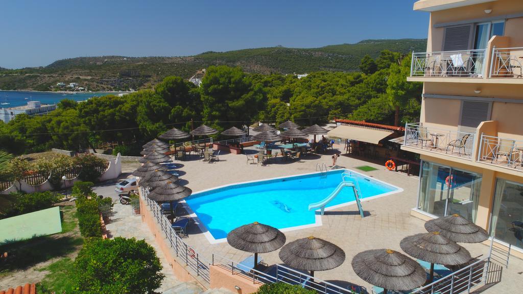 Hotel Magda Agia Marina  Buitenkant foto