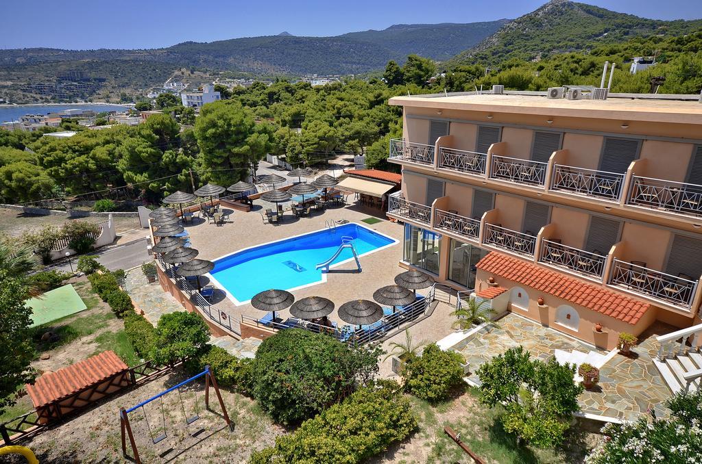 Hotel Magda Agia Marina  Buitenkant foto